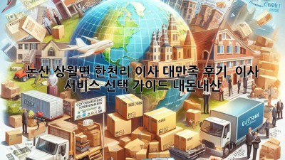 논산 상월면 한천리 이사 대만족 후기🏠 & 이사 서비스 선택 가이드! #내돈내산